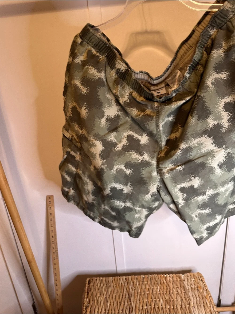 Columbia Men's Green Camo Swim Trunks‎ size large